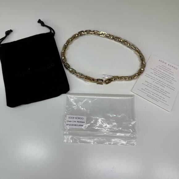 Eddie Borgo Gold Chain Link Necklace – New in Original Seal - Picture 9 of 15